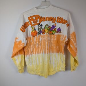 Walt Disney World Candy Corn Tie-dye Spirit Jersey Shirt Mickey Goofy - Small
